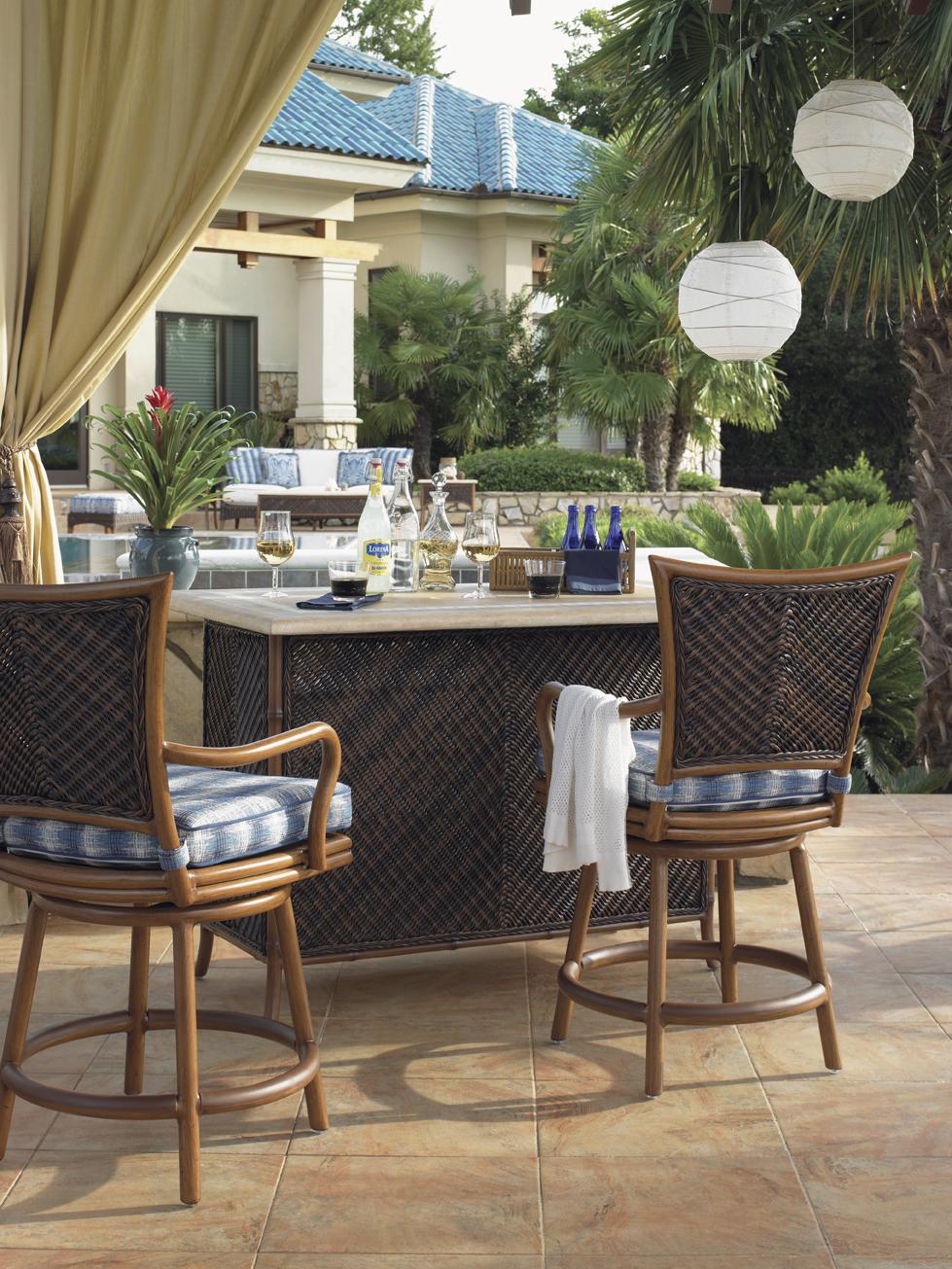 Tommy Bahama Outdoor Living Island Estate Lanai Outdoor Woven Wicker